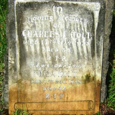 HOLT Charles L. -1933 &amp; Frida -1956