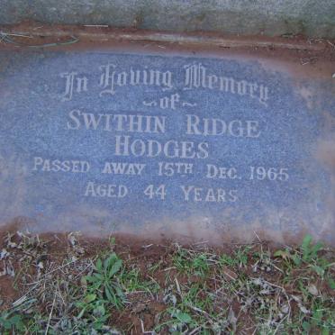 HODGES Swithin Ridge -1965