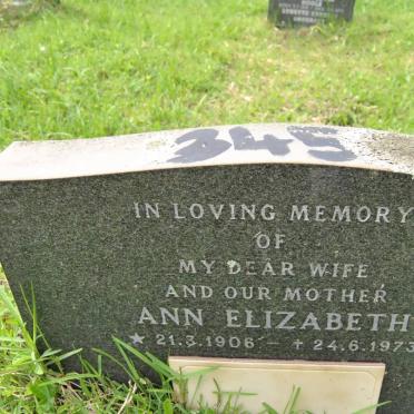 HOLDT Ann Elizabeth 1906-1973