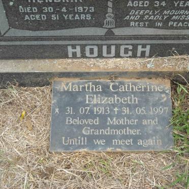 HOUGH Johannes Hendrik -1973 &amp; Martha Catherine Elizabeth 1913-1997 :: HOUGH Michael Johnny -1987