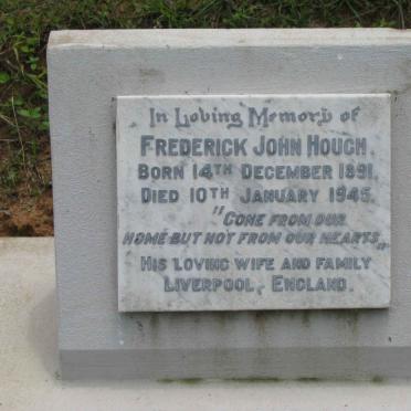 HOUGH Frederick John 1891-1945