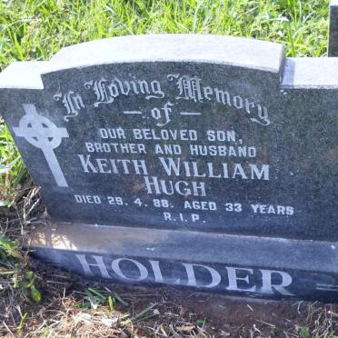 HOLDER Keith William Hugh -1988