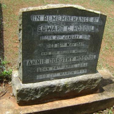 HODOUL Edward C. 1918-1942 :: HODOUL Annie Dorothy 1884-1959