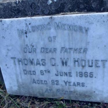 HOUET Thomas G.W. -1965