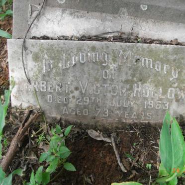 HOLLOWAY Herbert Victor -1963
