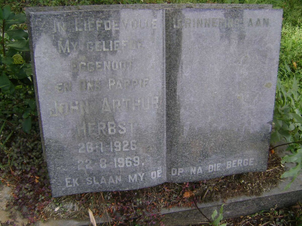 HERBST John Arthur 1926-1969