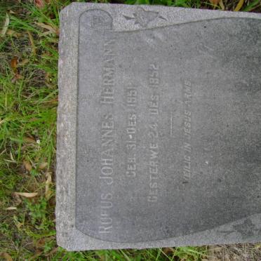 HERMANN Rufus Johannes 1951-1952