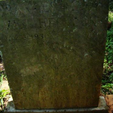 HEERDEN Frances Mary, van 1930-1980