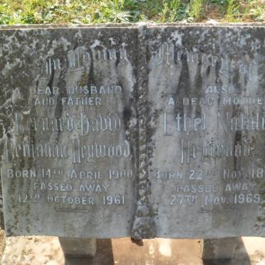 HEYWOOD Bernard David Benjamin 1900-1961 &amp; Ethel Natalie 1896-1969