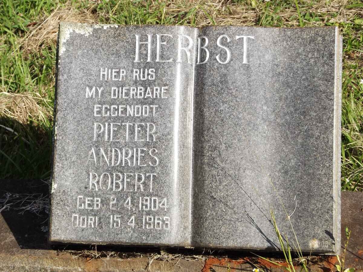 HERBST Pieter Andries Robert 1904-1963