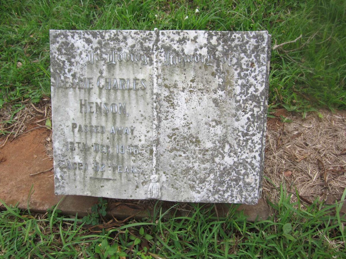 HENSON Leslie Charles -1956