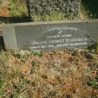 HENDERSON Gordon George 1908-1970