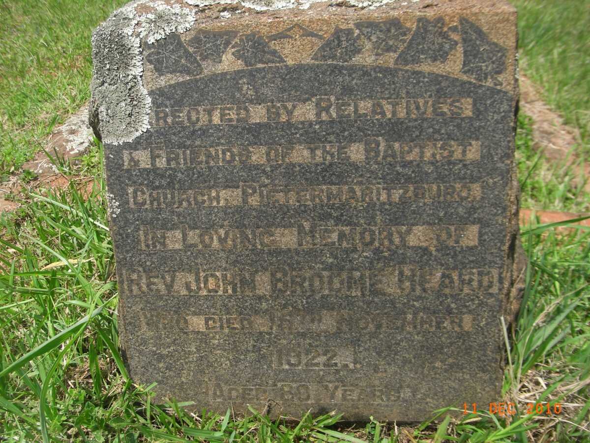 HEARD John Broome -1922