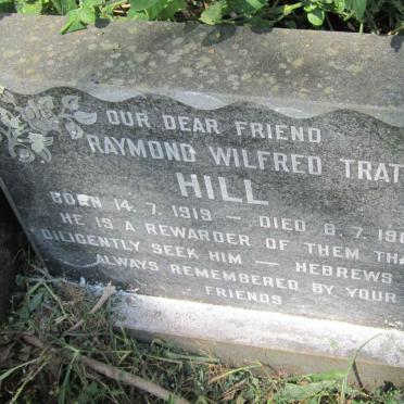HILL Raymond Wilfred Tratman 1919-1980