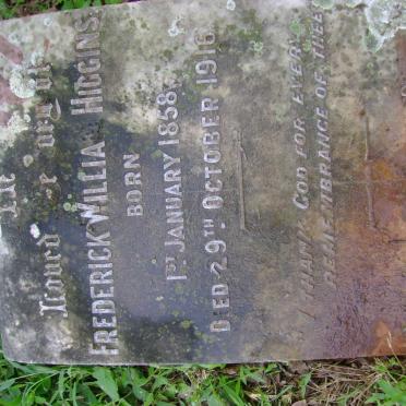 HIGGENS Frederick William 1858-1916