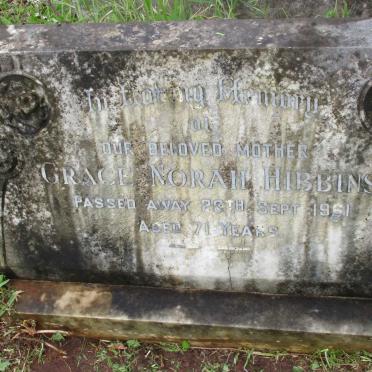 HIBBINS Grace Norah -1961