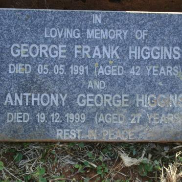 HIGGINS George Frank -1991 :: HIGGINS Anthony George -1999