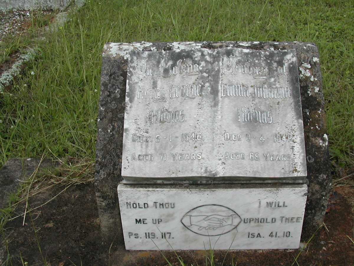 HIBBINS Henry George -1946 &amp; Emma Johanna -1941