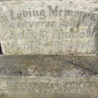 HILLESTAD Aslaug Synnove Matilde -1963