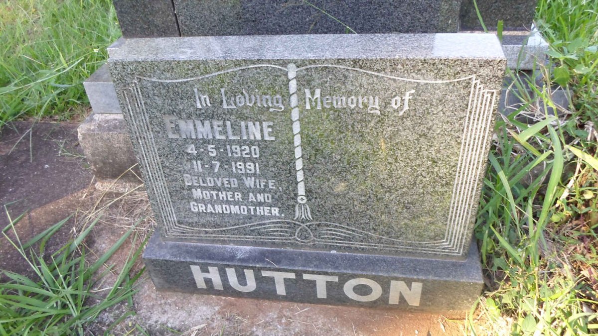 HUTTON Emmeline 1920-1991