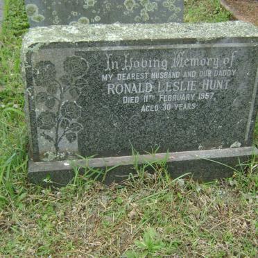 HUNT Ronald Leslie -1957