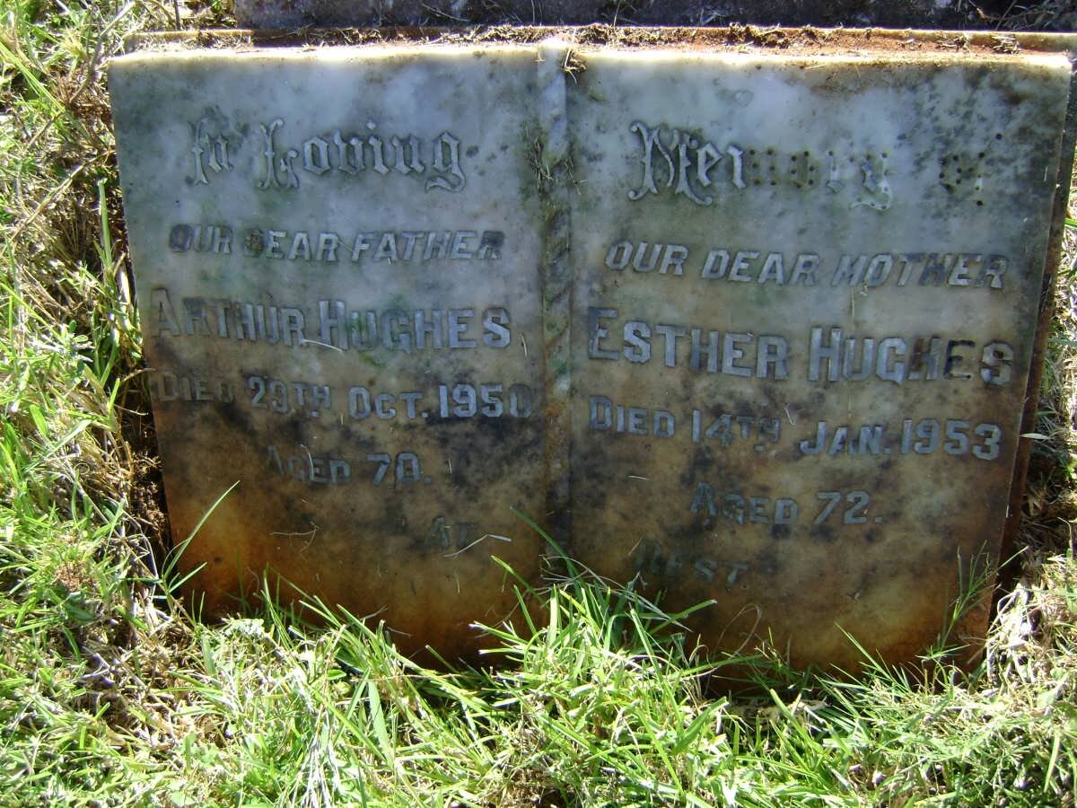 HUGHES Arthur -1950 &amp; Esther -1953
