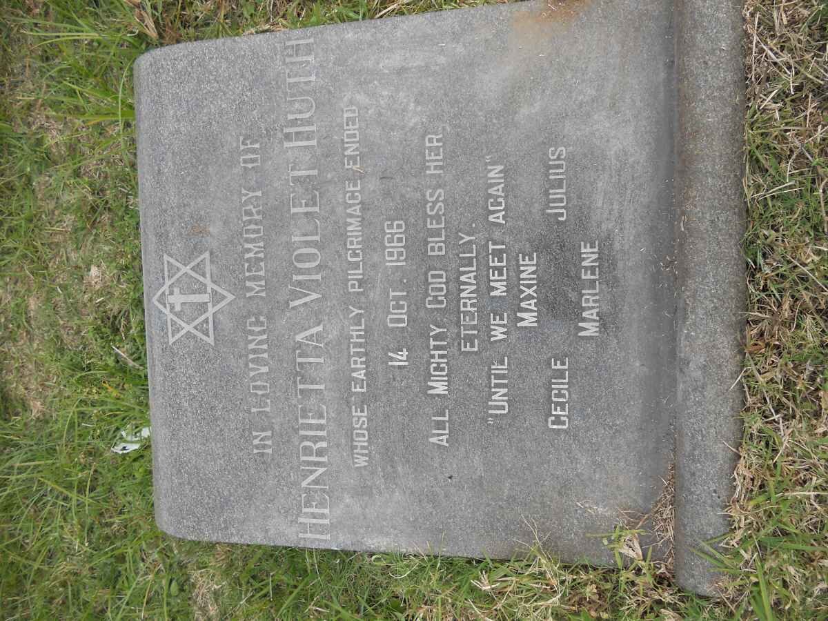 HUTH Henrietta Violet -1966