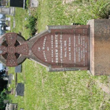 HUNTER Andrew -1918 &amp; Catherine -1953