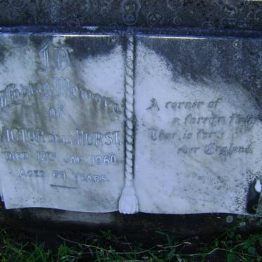 HURST Victor, de la -1960