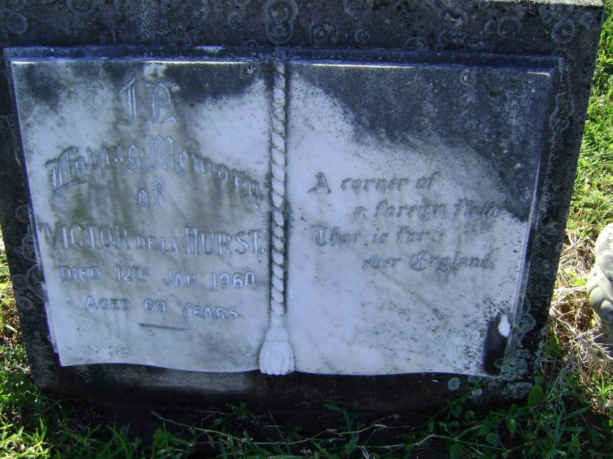 HURST Victor, de la -1960