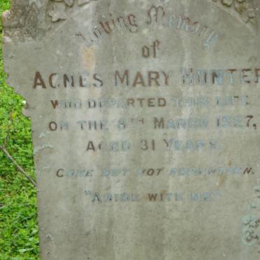 HUNTER Agnes Mary -1927