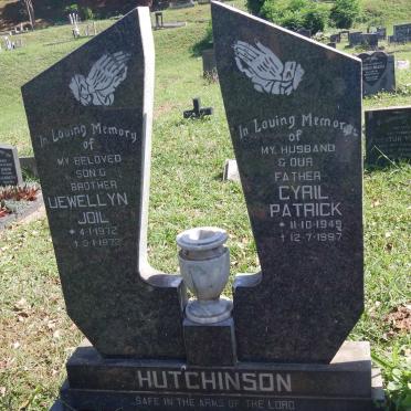 HUTCHINSON Cyril Patrick 1949-1997 :: HUTCHINSON Uewellyn Joil 1972-1972 