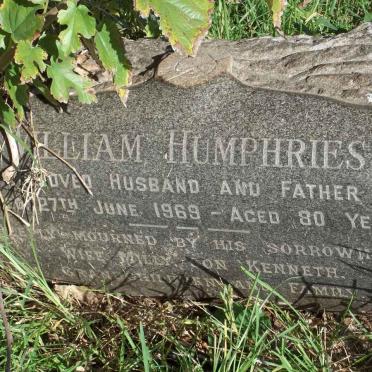 HUMPHRIES William -1969