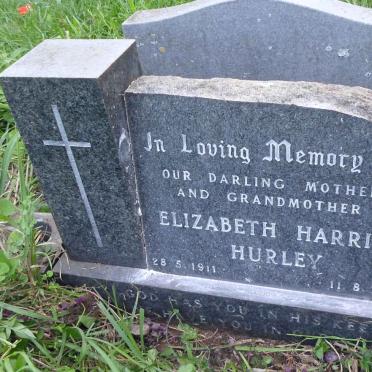 HURLEY Elizabeth Harriet 1911-1984