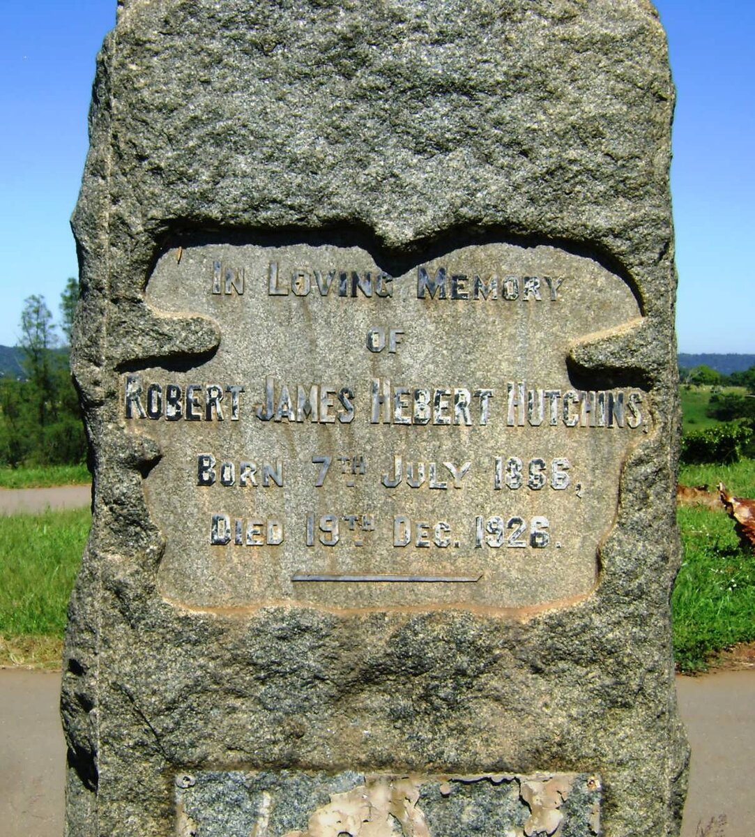 HUTCHINS Robert James Hebert 1866-1926