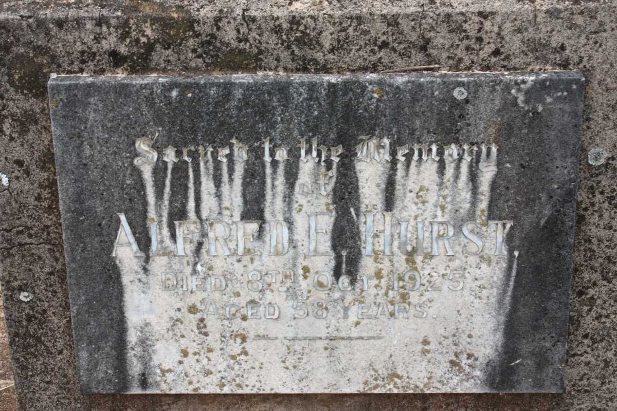 HURST Alfred E. -1925