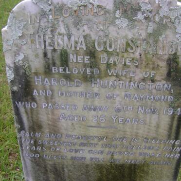 HUNTINGTON Thelma Constance nee DAVIES -1948