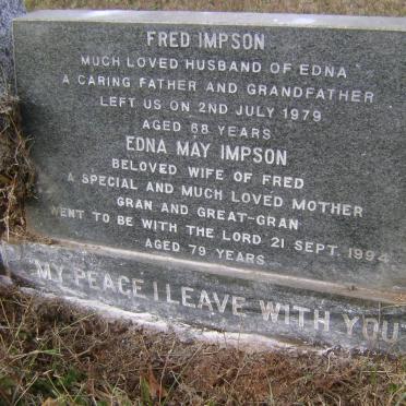 IMPSON Fred -1979 &amp; Edna May -1994