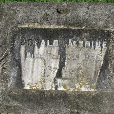 JARDINE Donald -1933