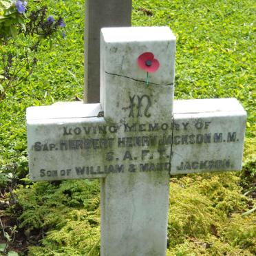 JACKSON Herbert Henry -1918