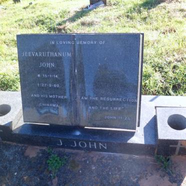 JOHN Jeevaruthanum 1914-1980 :: JOHN Chinama Samathanam