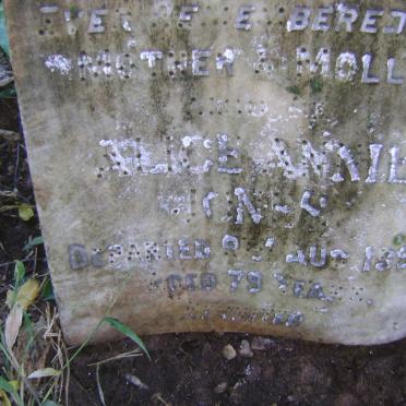 JONES Frederick George -1945 &amp; Alice Annie -1955