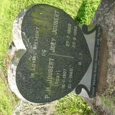JOUBERT Joey 1908-1968 &amp; P.H. 1907-1968
