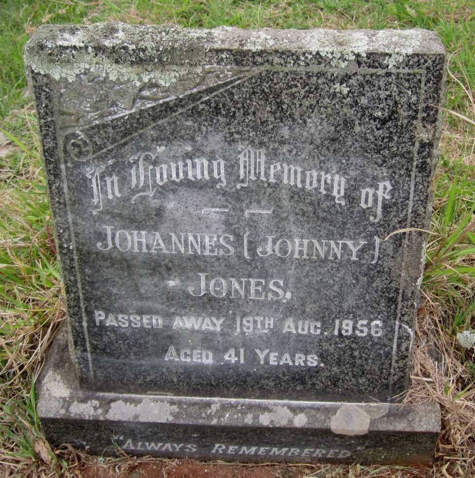 JONES Johannes -1956