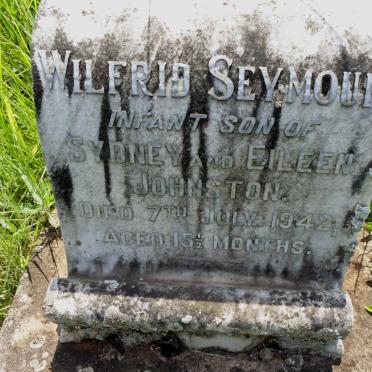 JOHNSTON Wilfred Seymour -1942