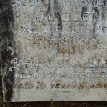 JOAILLET Julie Rosalba  -1911 :: JOAILLET Lydia -1922