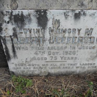 JEFFERSON Robert -1926