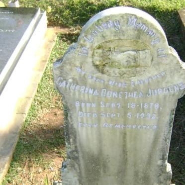 JURGENS Catherina Dorethea 1878-1932