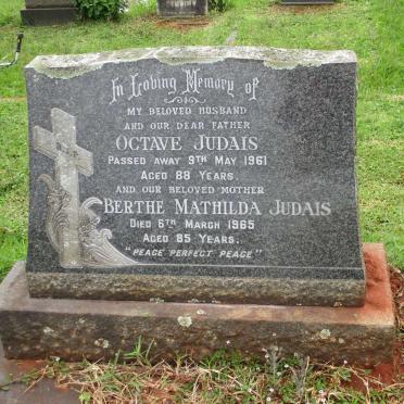 JUDAIS Octave -1961 &amp; Berthe Mathilda -1965