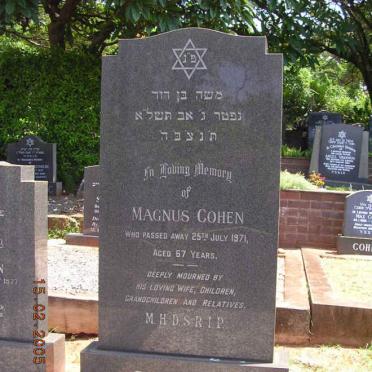 COHEN Magnus -1971